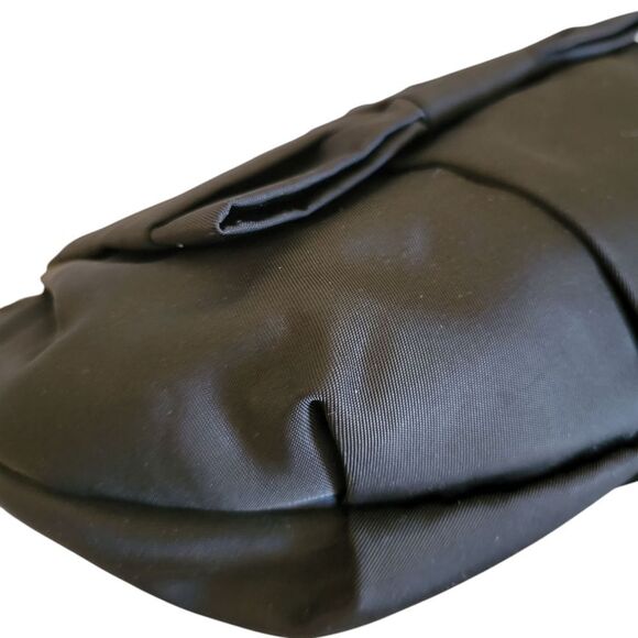 Prada Bow-Detailed Nylon Wristlet Clutch in Black - Picture 14 of 16